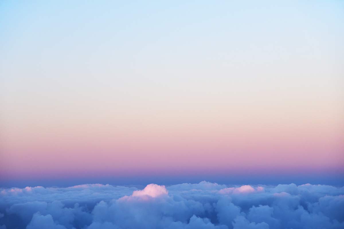 Himmel über den Wolken